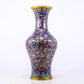 An exquisite cloisonné 'Crane and Bat' pattern vase