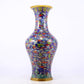 An exquisite cloisonné 'Crane and Bat' pattern vase