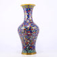 An exquisite cloisonné 'Crane and Bat' pattern vase