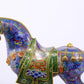 An exquisite cloisonné horse ornament