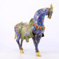 An exquisite cloisonné horse ornament