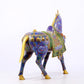 An exquisite cloisonné horse ornament