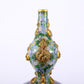 An exquisite cloisonné gourd-shaped vase with lotus pattern