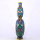 An exquisite cloisonne 'auspicious clouds and dragon' pattern gourd-shaped amphorae