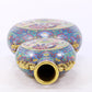 An exquisite cloisonne 'auspicious clouds and dragon' pattern gourd-shaped amphorae