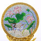 A perfect cloisonne auspicious animal screen