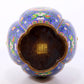 A stunning cloisonné vase with flower and bird patterns