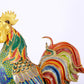 An exquisite cloisonné rooster ornament