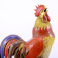 An exquisite cloisonné rooster ornament