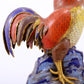 An exquisite cloisonné rooster ornament