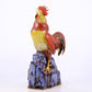 An exquisite cloisonné rooster ornament