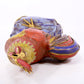 An exquisite cloisonné rooster ornament