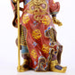 A majestic cloisonné statue of Guan Gong