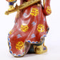 A majestic cloisonné statue of Guan Gong