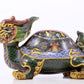 A precious cloisonne auspicious animal ornament