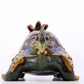 A precious cloisonne auspicious animal ornament