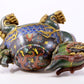 A precious cloisonne auspicious animal ornament