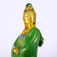 A serene cloisonné statue of Guanyin