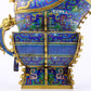 A rare cloisonné 'Lotus and dragon' ewer