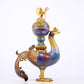 A rare cloisonné 'Lotus and phoenix' censer