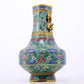 An exquisite cloisonne lotus pattern amphora