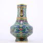 An exquisite cloisonne lotus pattern amphora