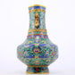 An exquisite cloisonne lotus pattern amphora