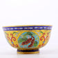 An exquisite cloisonne 'fruit and vegetable' pattern bowl