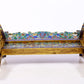 A rare cloisonné 'landscape and figures' table screen