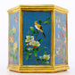 An exquisite cloisonne 'flower and bird' pattern pen holder