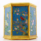 An exquisite cloisonne 'flower and bird' pattern pen holder