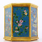 An exquisite cloisonne 'flower and bird' pattern pen holder