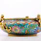 A fine cloisonné 'Lotus and Chilong' pattern brush washer