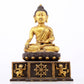 A sacred gilt bronze statue of Gautama Buddha