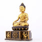 A sacred gilt bronze statue of Gautama Buddha