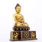 A sacred gilt bronze statue of Gautama Buddha