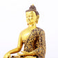 A sacred gilt bronze statue of Gautama Buddha