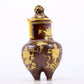 An exquisite gilt copper amphorae with magic weapon pattern