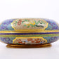 An exquisite cloisonne 'auspicious clouds and dragon' pattern box