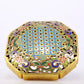 An exquisite cloisonné censer with lotus pattern