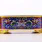 An exquisite cloisonné censer with lotus pattern