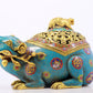 An exquisite cloisonné rat-shaped censer