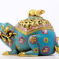 An exquisite cloisonné rat-shaped censer