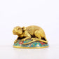 An exquisite cloisonné rat-shaped censer