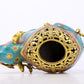 An exquisite cloisonné rat-shaped censer