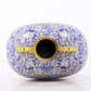 An exquisite cloisonne 'landscape and dragon' pattern amphorae