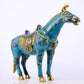 A perfect cloisonné horse ornament