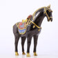 A perfect cloisonné horse ornament