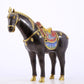 A perfect cloisonné horse ornament