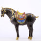 A perfect cloisonné horse ornament